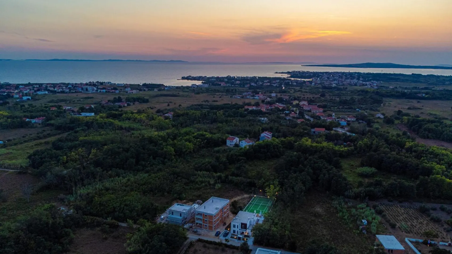 New Luxury Villa Noel With Tennis Court Privlaka  Croatia