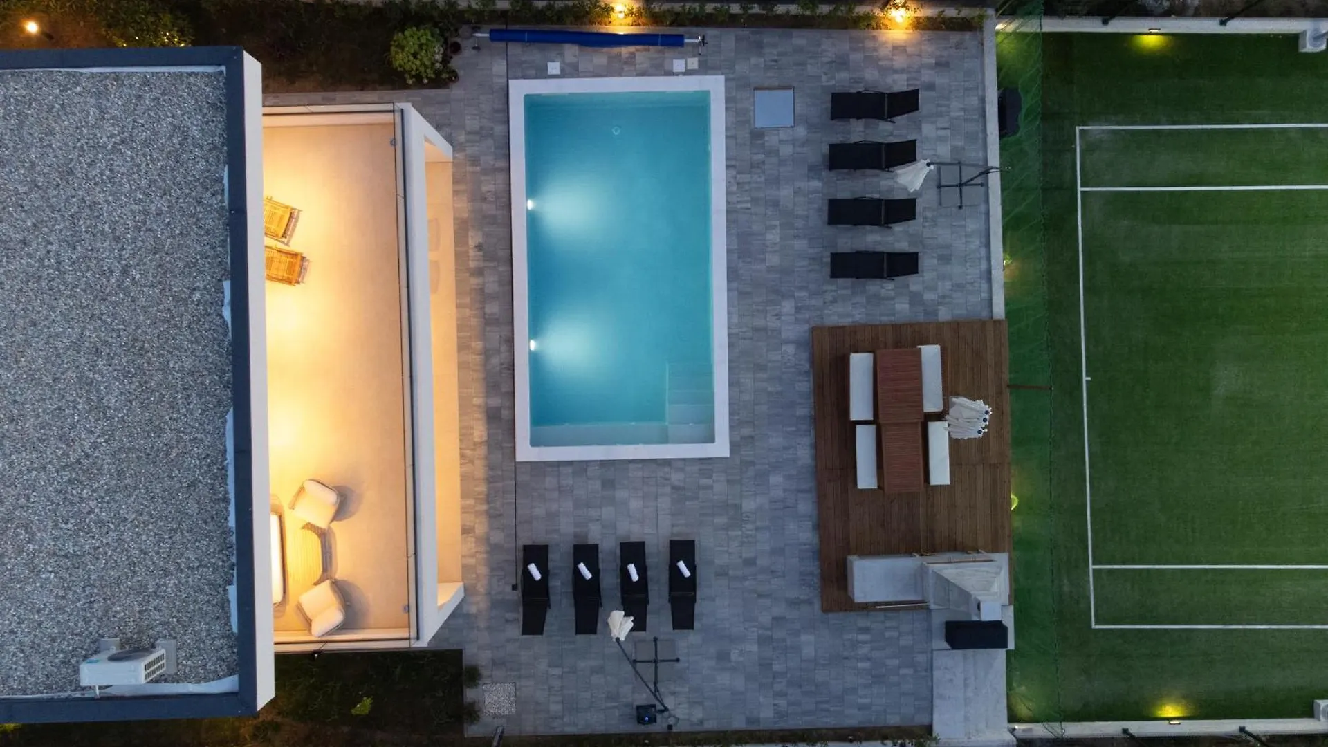 New Luxury Villa Noel With Tennis Court Privlaka  0*, Privlaka (Zadar) Croatia