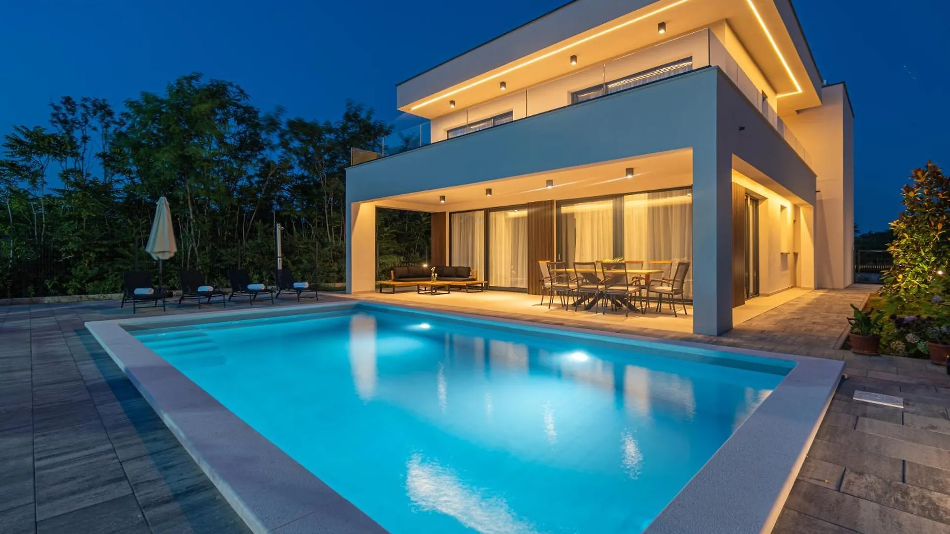 New Luxury Villa Noel With Tennis Court Privlaka  Privlaka (Zadar)