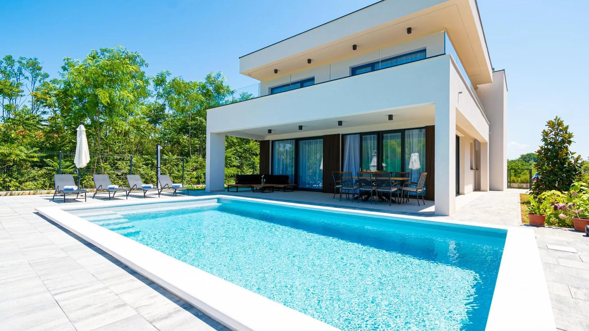 New Luxury Villa Noel With Tennis Court Privlaka